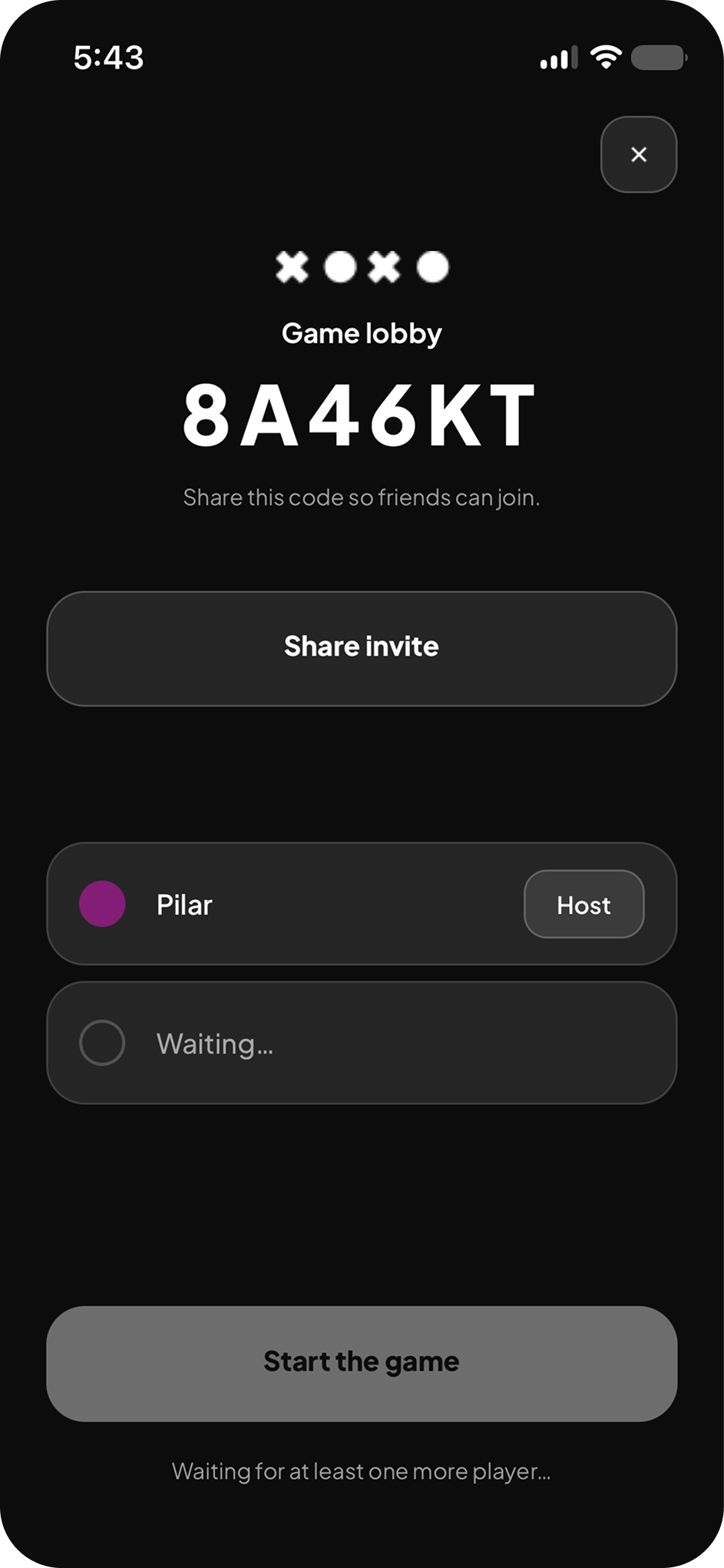 Squendo multiplayer lobby